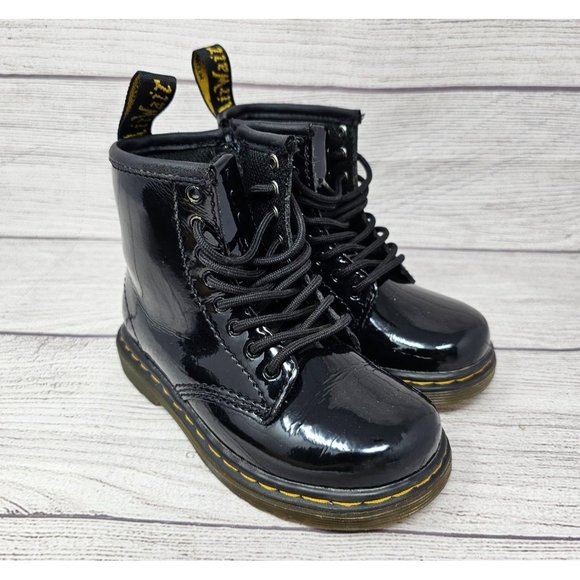 Dr. Martens Kids 1460 patent leather boots Size 7 - Picture 4 of 10